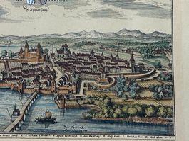 Rapperswil grosser Stich alt coloriert