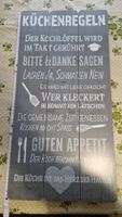 Holzschild Küchenregeln 60x30cm