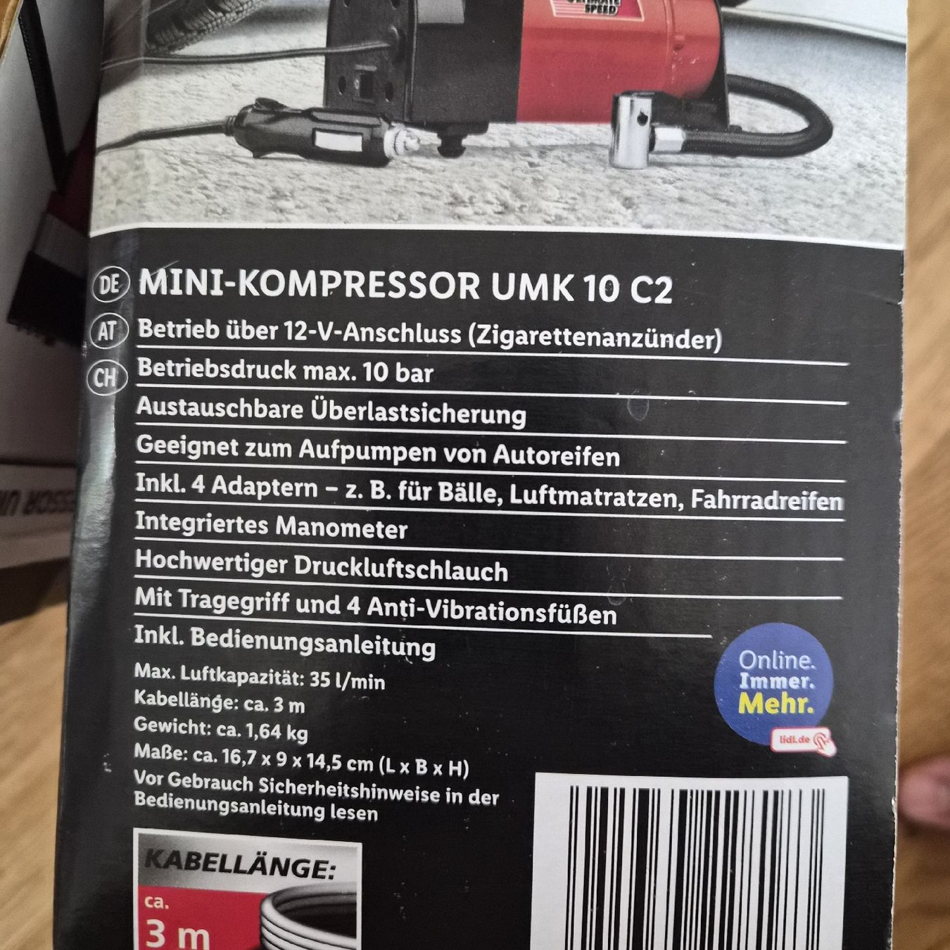 Compressori: Mini-Kompressor Ultimate Speed UMK 10 C2 12V  – Usato da Schötz venduto da luc_9pxt 3