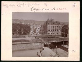 Fotografie Kötzschenbroda, Eisenbahnbr
