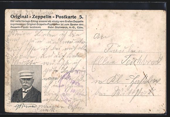 Bilder & Poster: Mainz, Teilansicht und Zeppelin – Gebraucht aus Berlin von bartko-reher 1
