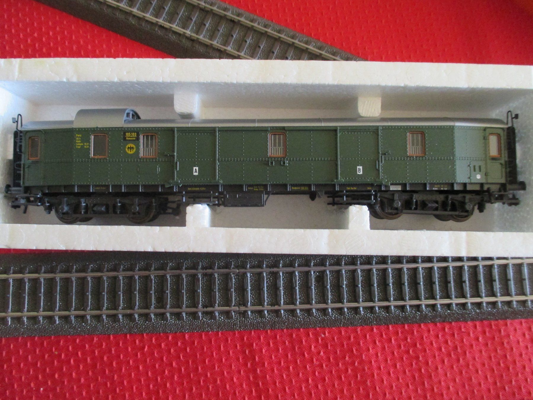 Roco Modellini di ferrovie: Roco DRG  Postwagen Hecht H0 DC – Nuovo (secondo la descrizione) da Breitenbach venduto da anti11 5