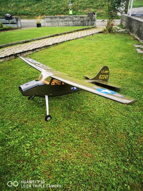 Avion Cessna Bird Dog Spirou Et Fantasio - Grand Modèle Résine/métal - 333 Exemplaires