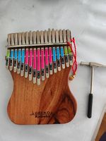 Gecko kalimba original 17 tasten, Bflat ton