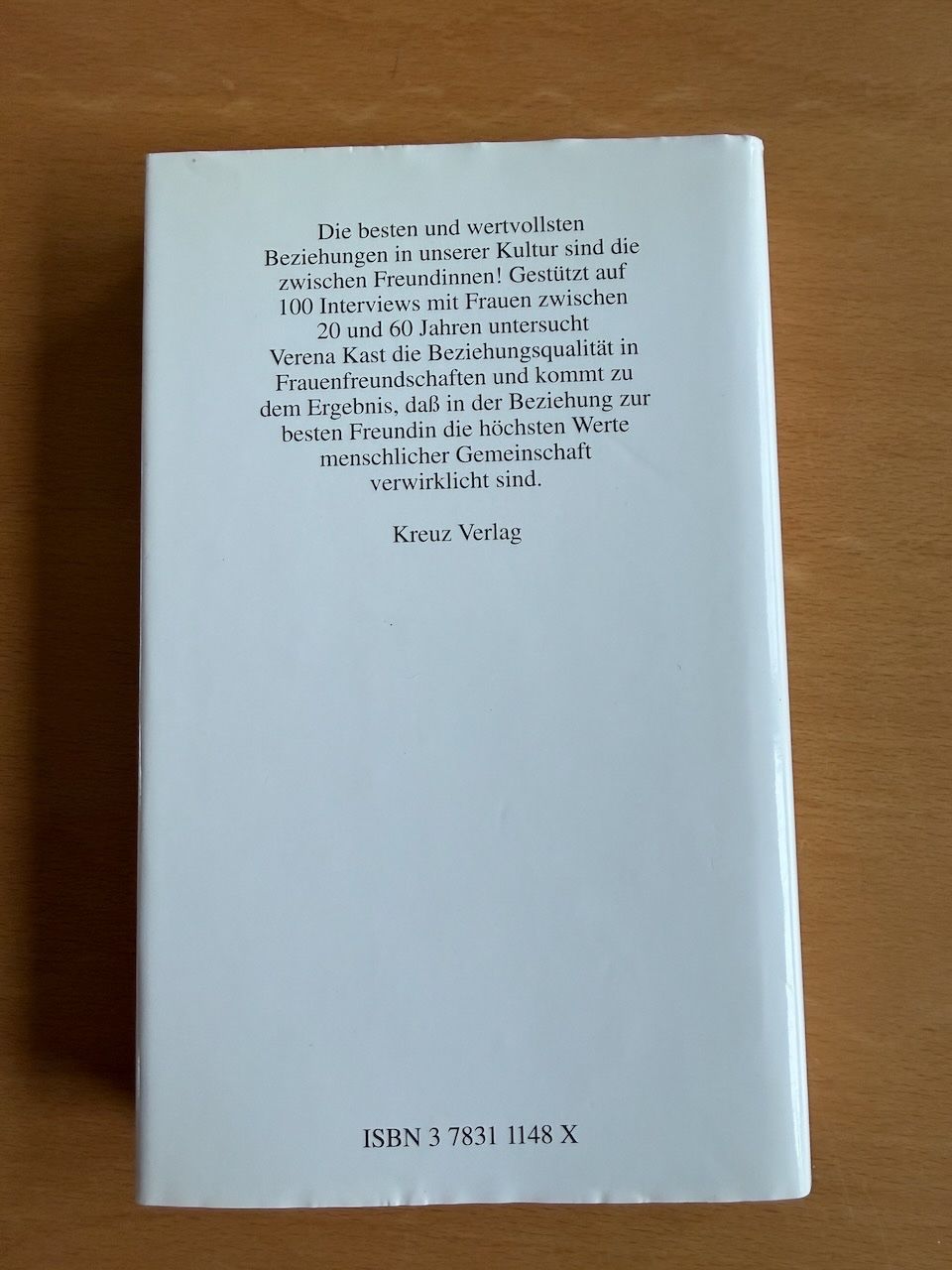 Bücher: Verena Kast: Die beste Freundin – Gebraucht aus Winterthur von 1956ingi 1