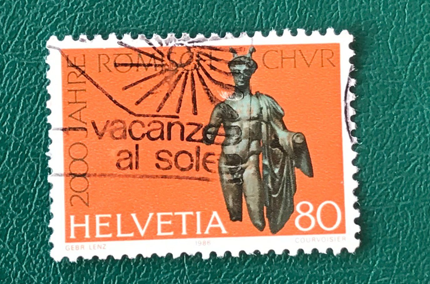 Tutti i francobolli: Nr.722 mit Stempel  200j Römisch-Chur 1986    – Usato da Aarau venduto da Billa007