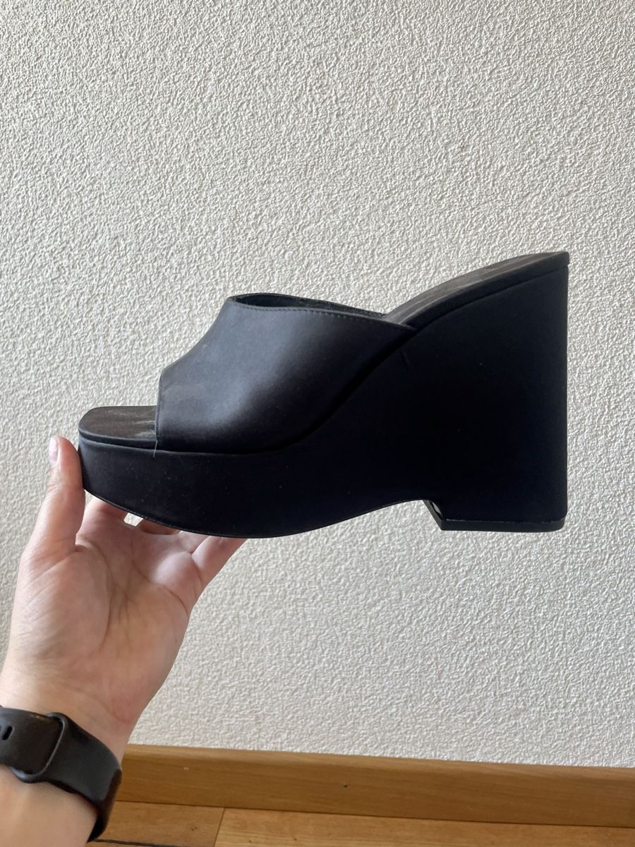 Zara Damenschuhe: Zara Black Platform Mules- Size 39 – Neu und originalverpackt aus Roche VD von closetcleanse