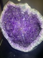 Wunderschöne Amethystdruse, Top Zustand, Winter Deko!