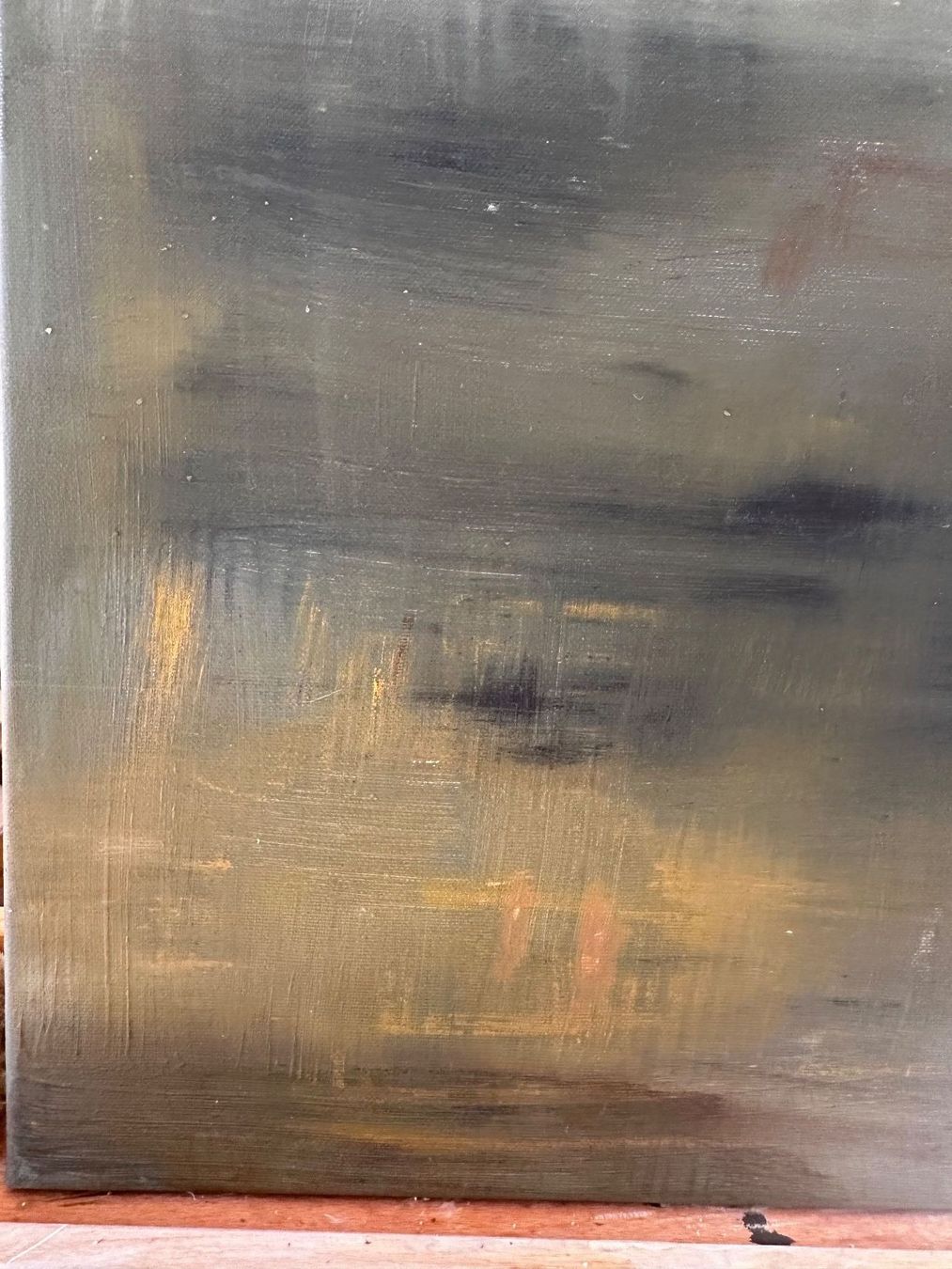 Dipinti: Scottish Highlands, abstraktes Acrylgemälde, Berner Malerin – Usato da Bern venduto da Yersinia03 8