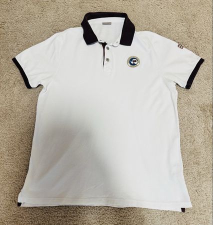 Polo Napapijri kurzarm weiss Herren Gr. XL guter Zustand