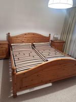 Doppelbett Grattarola Kiefer massiv mit Swing-flex Rost