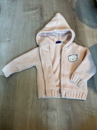 Strickjacke gefüttert, Gr. 74/80