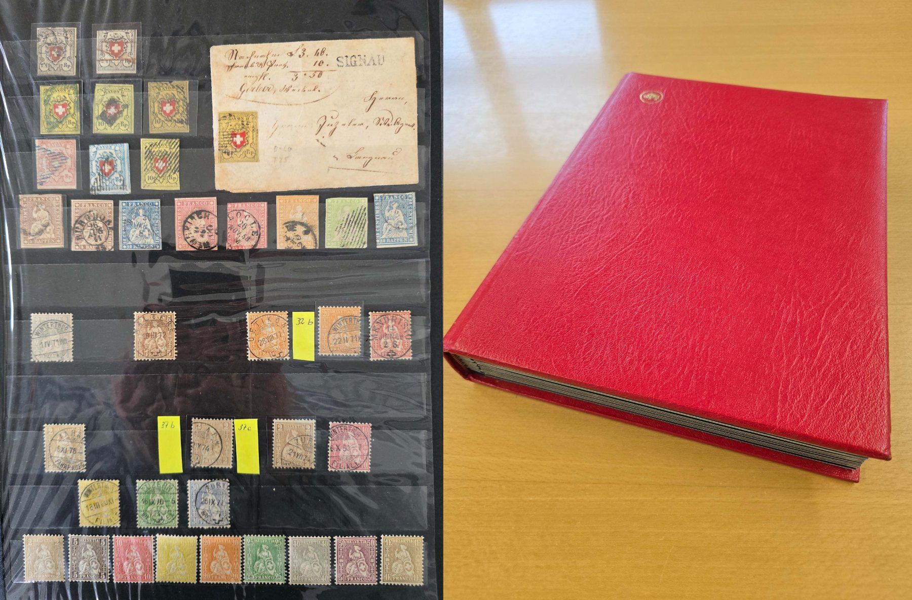 Alle Briefmarken: Briefmarken-Sammlung Schweiz 1850-1978 – Gebraucht aus Heerbrugg von Swissphila