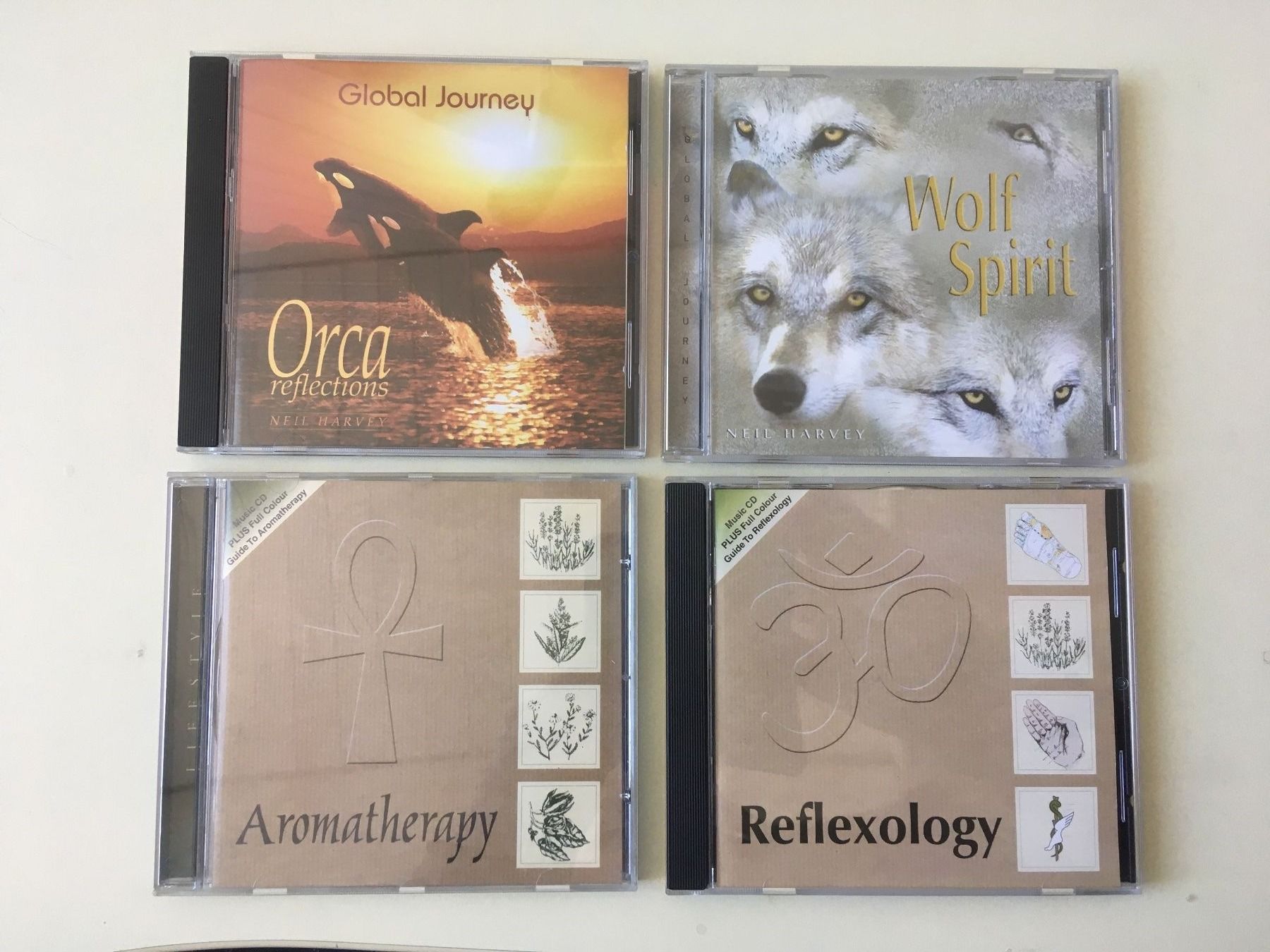 CDs: Neil Harvey 4 CD-Sammlung New Age Instrumental – Gebraucht aus Rüti ZH von Ochello