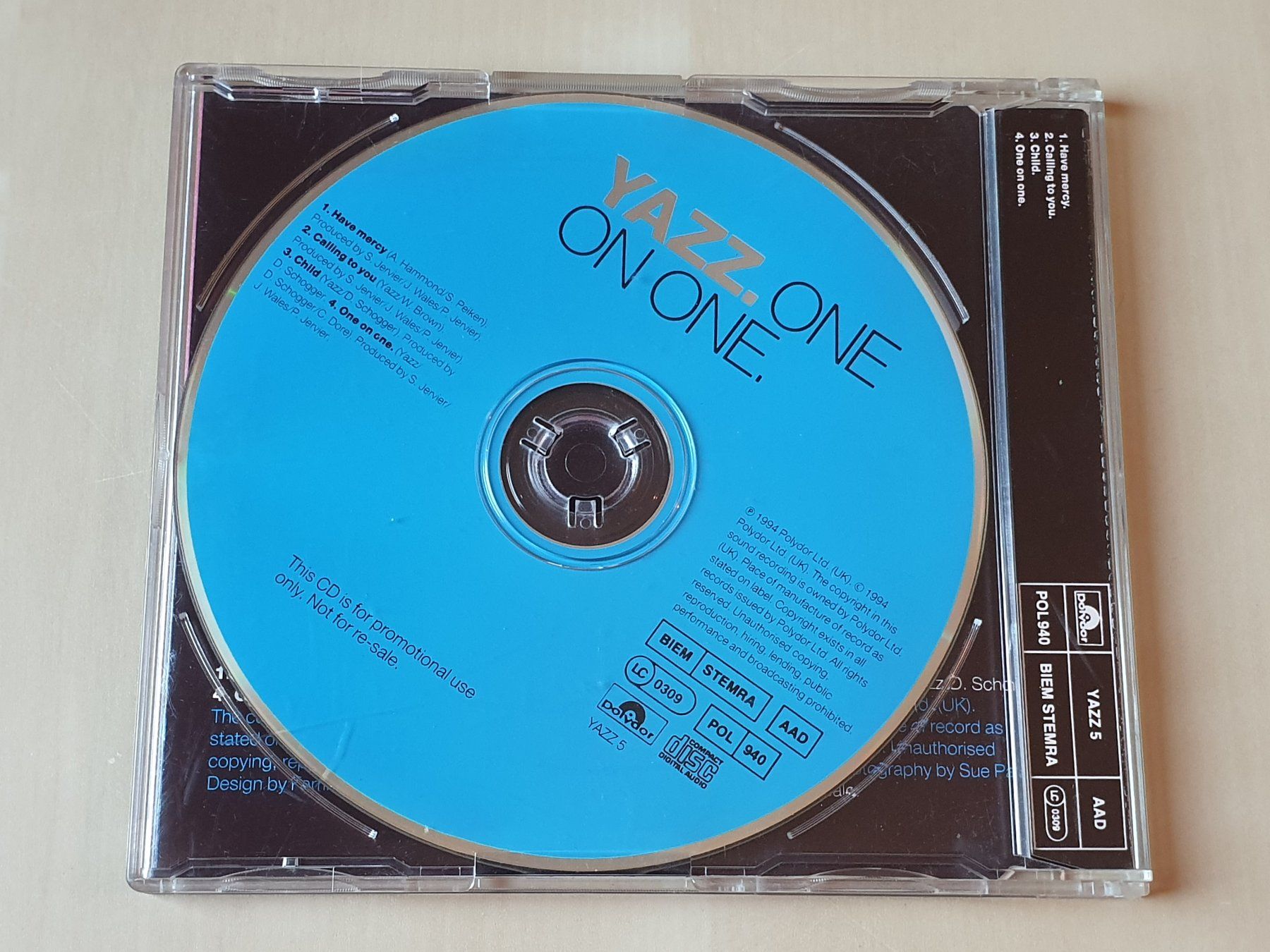 CDs: Yazz one on one – Gebraucht aus Stansstad von collectorsshop 1