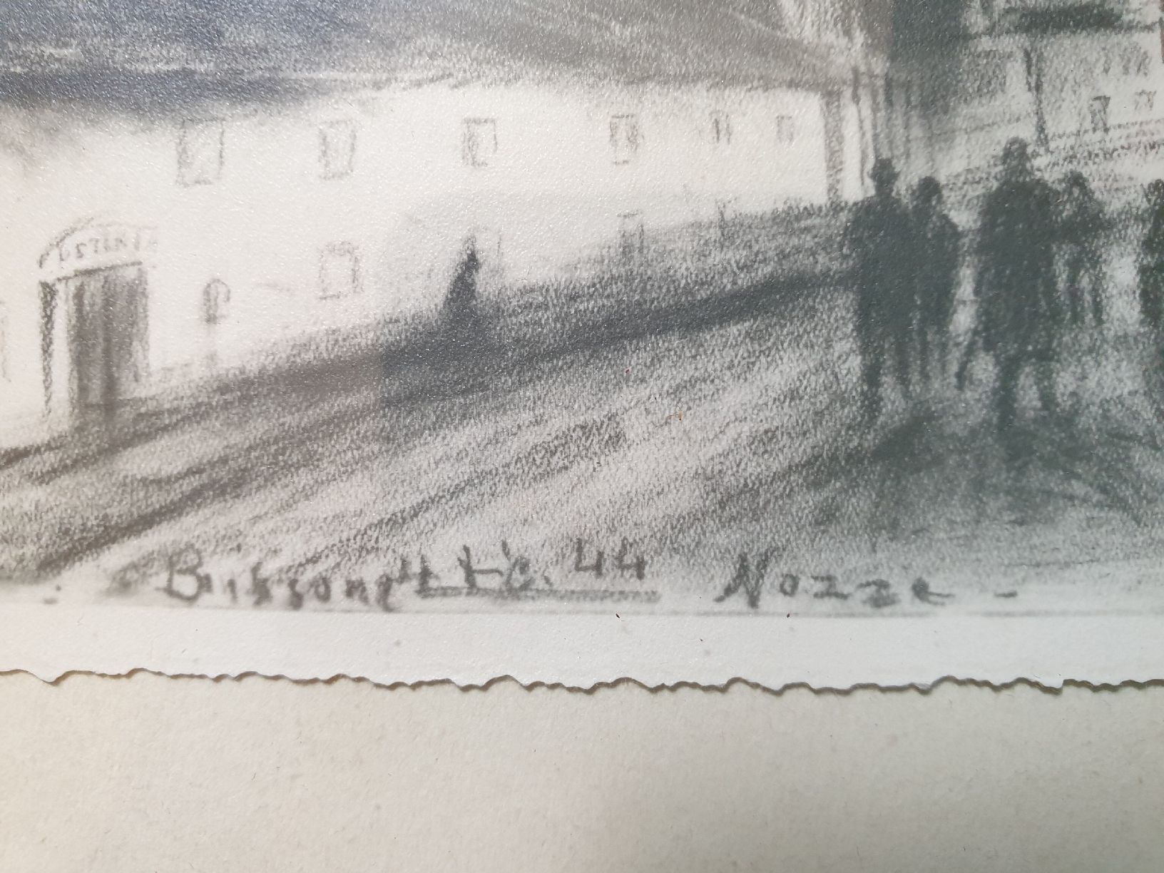 Dipinti: BISSONE 1944    NOZZE – Usato da Viganello venduto da Priska.c 1