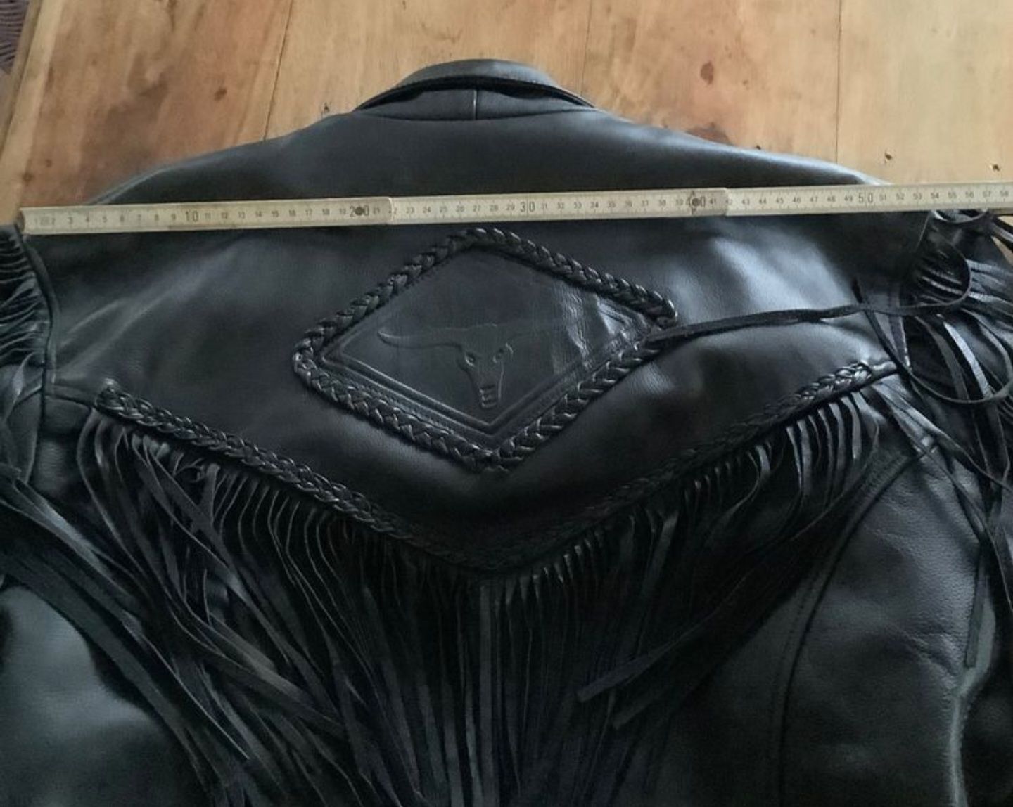Giacche: Leder-Motorradjacke Vintage mit Fransen – Usato da Visp venduto da Itzschtev 6