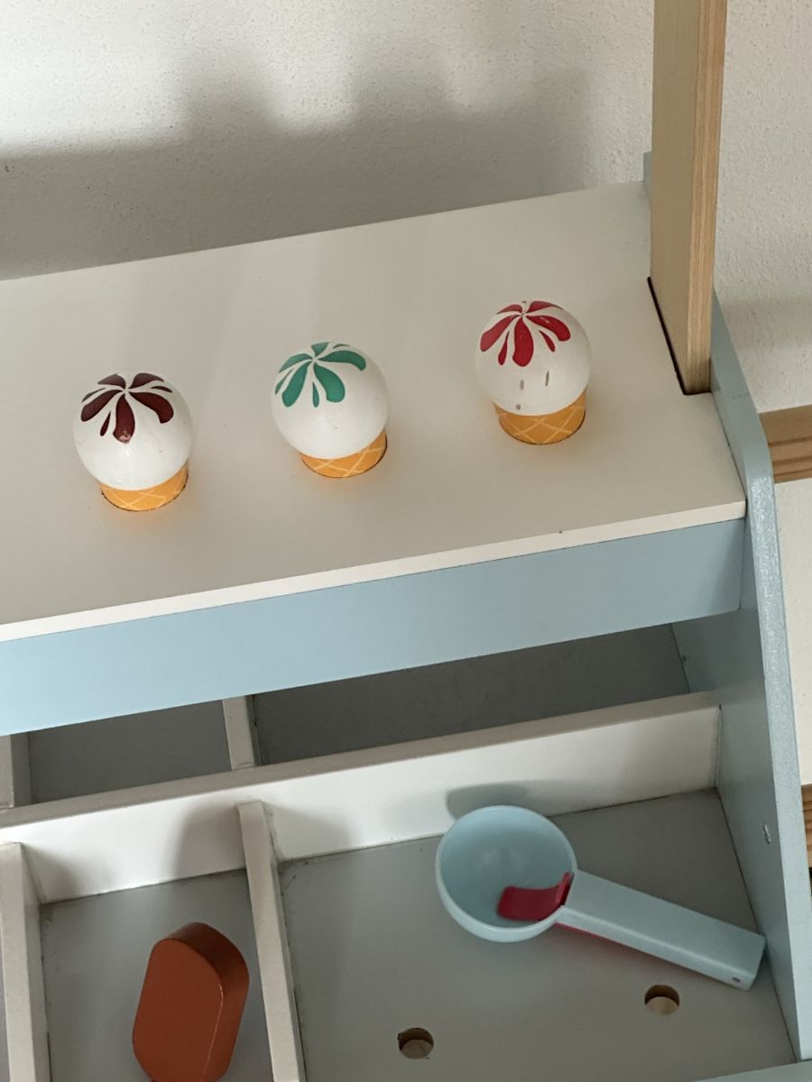 Jouets: Holz Eiswagen mit Zubehör – D'occasion à Esslingen par mar_78x2 3