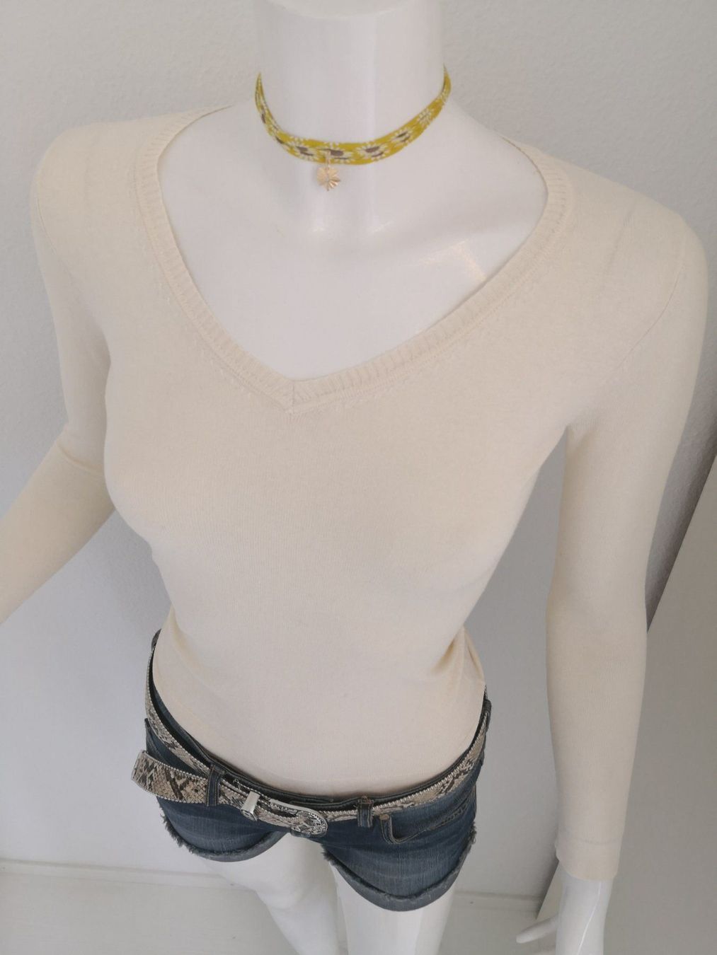 Mango Maglioni & Felpe: 🤩MANGO STRICK PULLOVER ECRU V-SCHNITT NEU & D&G P. – Nuovo (secondo la descrizione) da Olten venduto da Naja-Twins-Twins 8