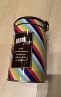 Kaffeeblechdose der Firma Narok Café, Aarau