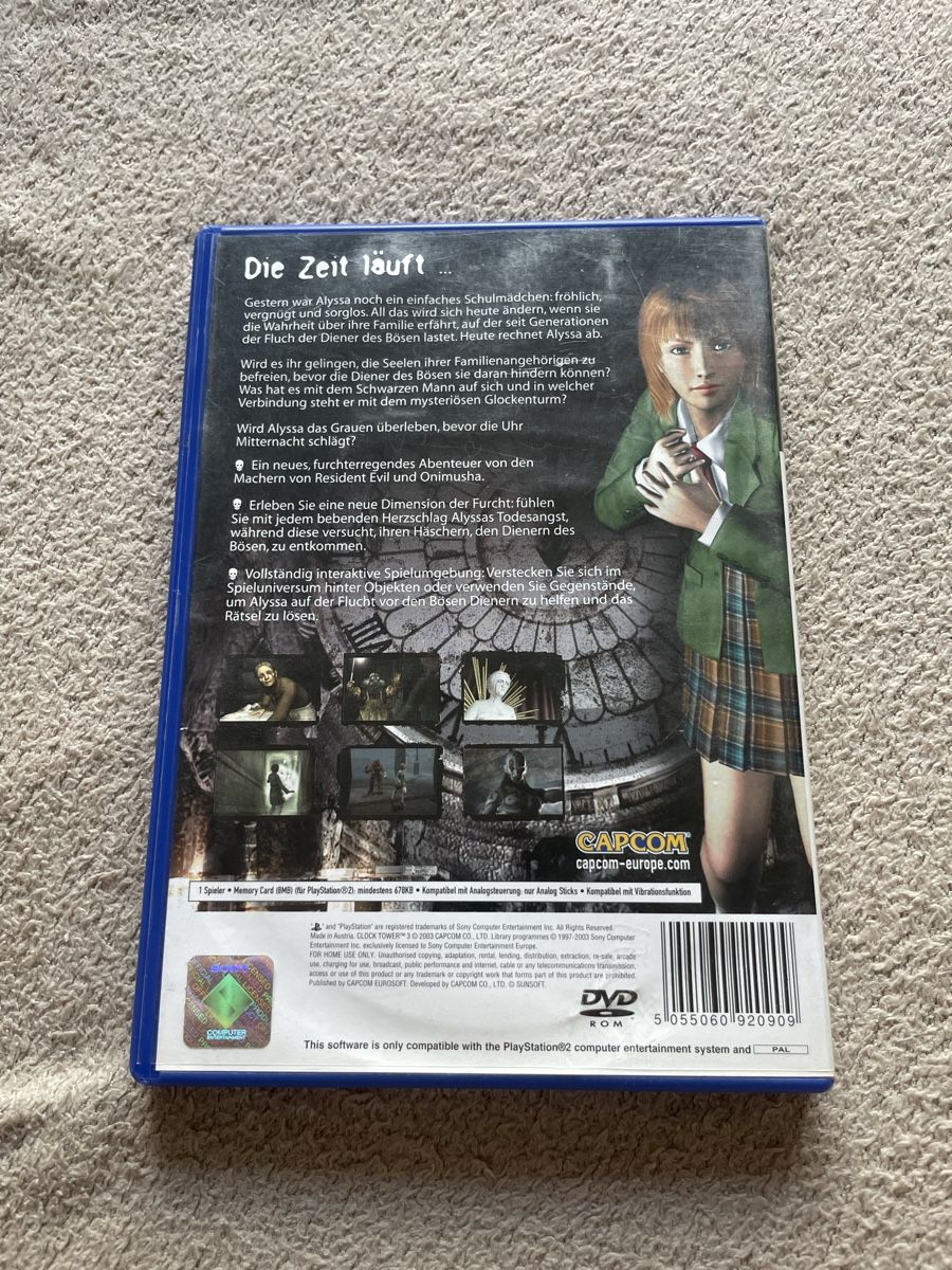 Sony Giochi: PS2 Spiel - Clock Tower 3 – Usato da Niederwangen BE venduto da m_s13 3
