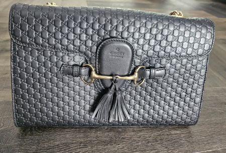 Original GUCCI Emily Medium Chain Tasche – Top Zustand