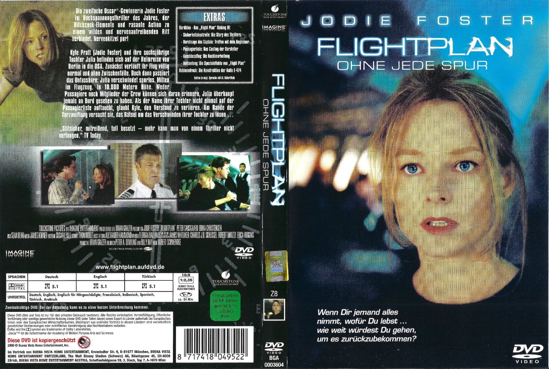 Tutti i DVDs: Flightplan - Ohne jede Spur – Usato da Zürich venduto da Cineasten
