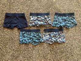 5er Set Boxershorts Gr. 134/140