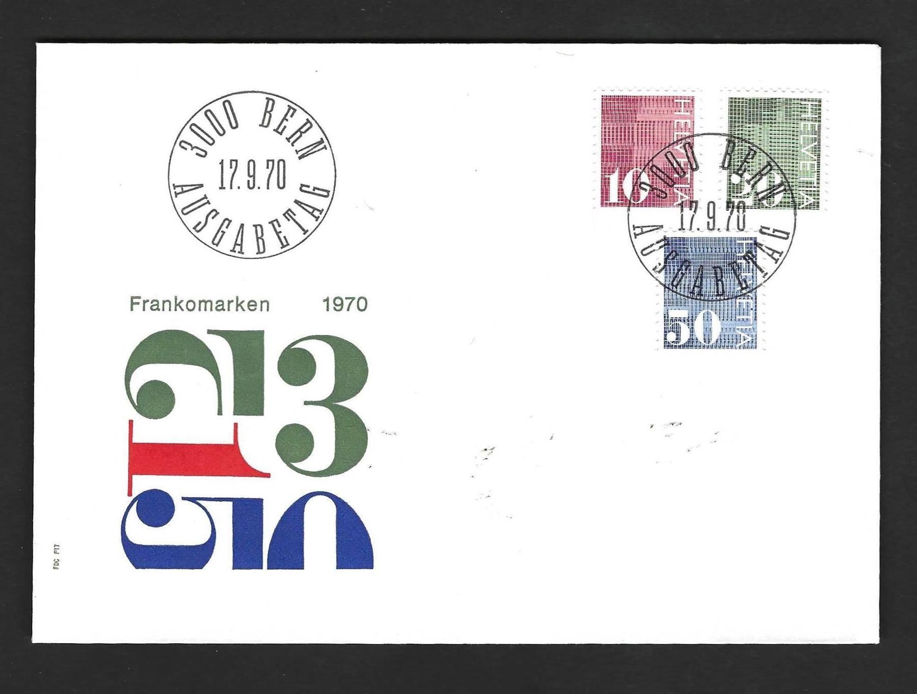 Tutti i francobolli: CH FDC Satz 1970 – Nuovo e nell'imballaggio originale da Koblenz venduto da Markenhimmel