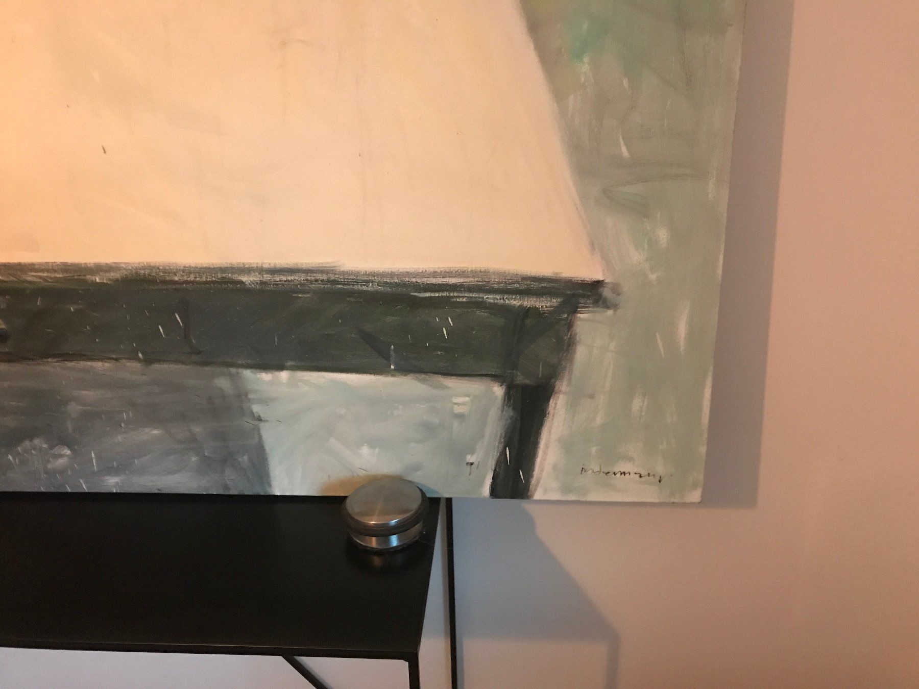 Gemälde: Robert Indermaur, Table lX, 1992, 2.0m x 1.3m, Original – Neu (gemäss Beschreibung) aus Domat Ems von allblack01 4