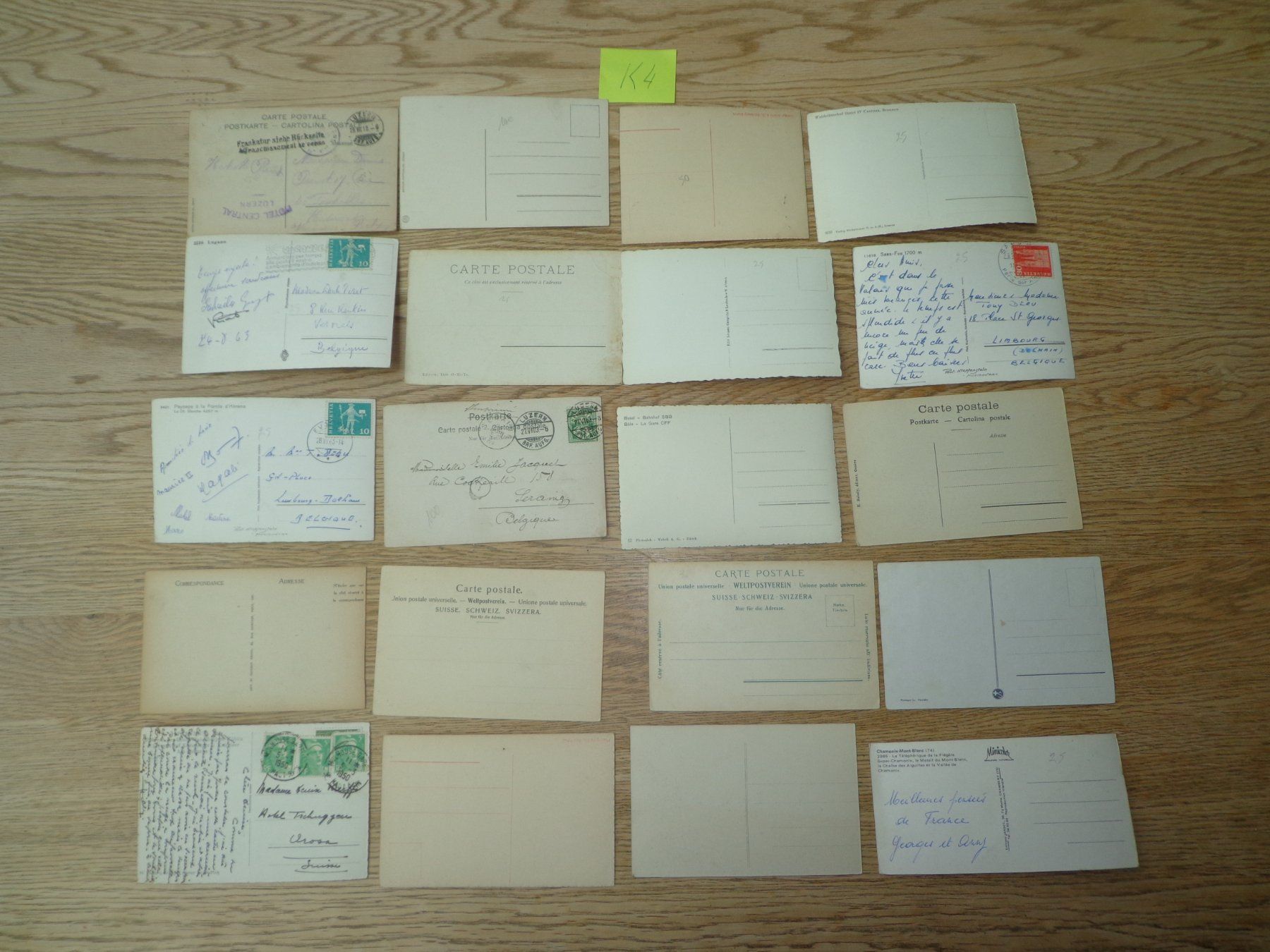 Cartoline postali: Antike Postkarten Ansichtskarten Schweiz Sammlung 20 Stück – Usato da Andeer venduto da Baerenburger 5