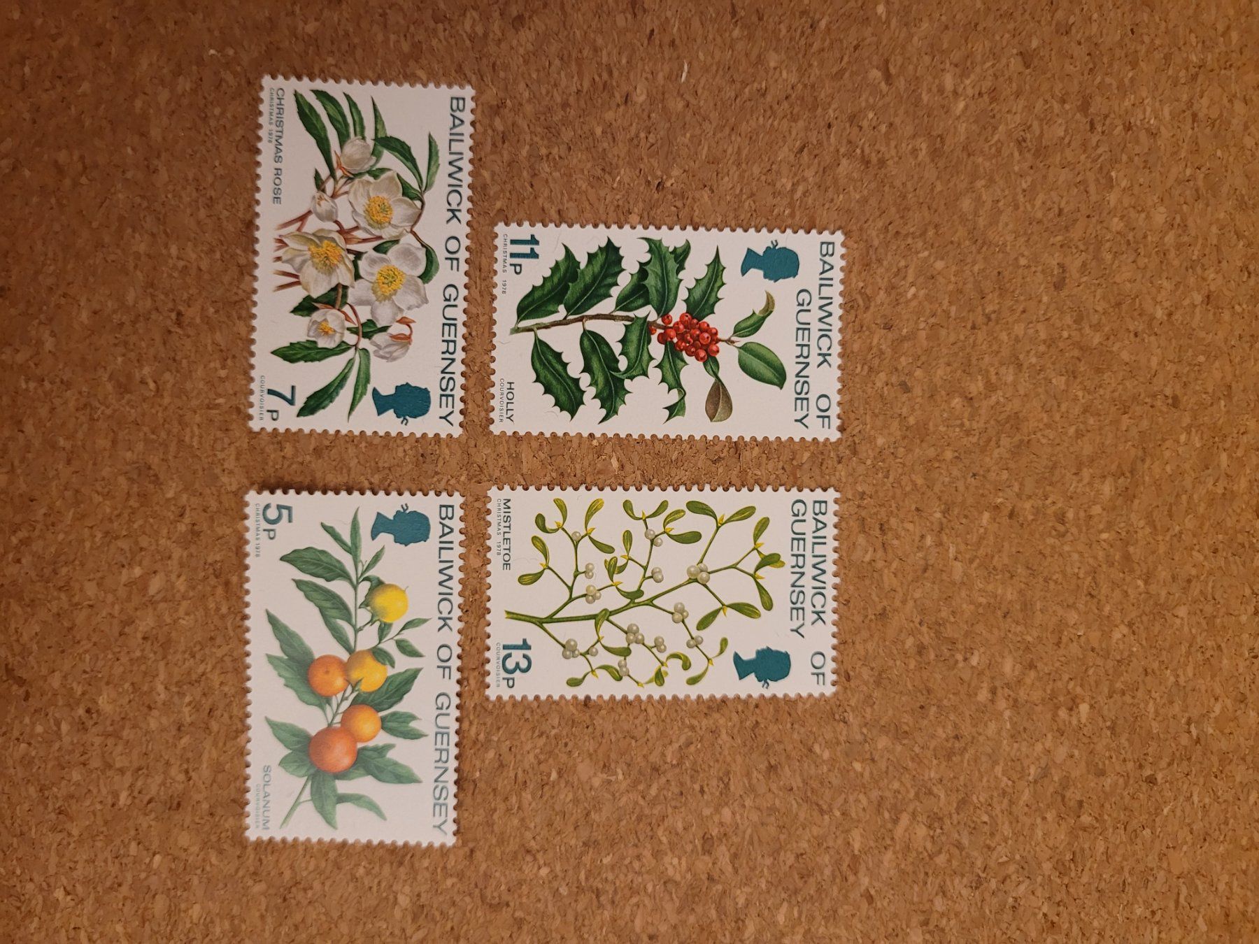 Tous les timbres: Marken Guernsey Pflanzen – D'occasion à Inwil par Flower2325