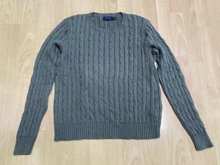 Polo Ralph Lauren Pullover Baumwolle grün Gr. M-L