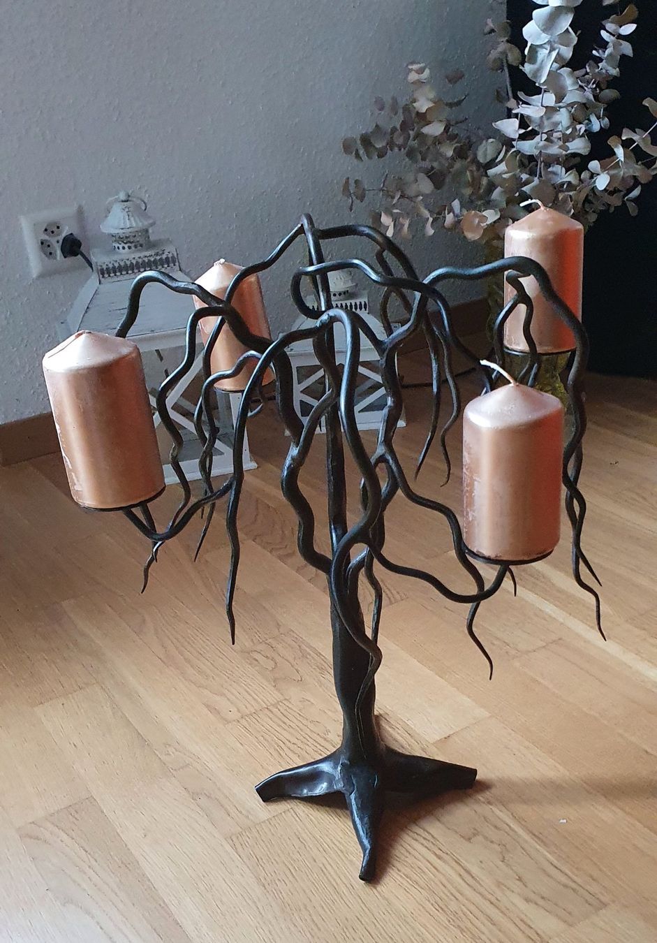 Kerzenständer: Origineller Kerzenständer aus Eisen – Gebraucht aus Niederlenz von clea50