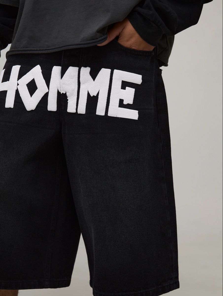 Pantaloni: Black denim Jorts – Nuovo e nell'imballaggio originale da Thayngen venduto da Mikelitelio 2
