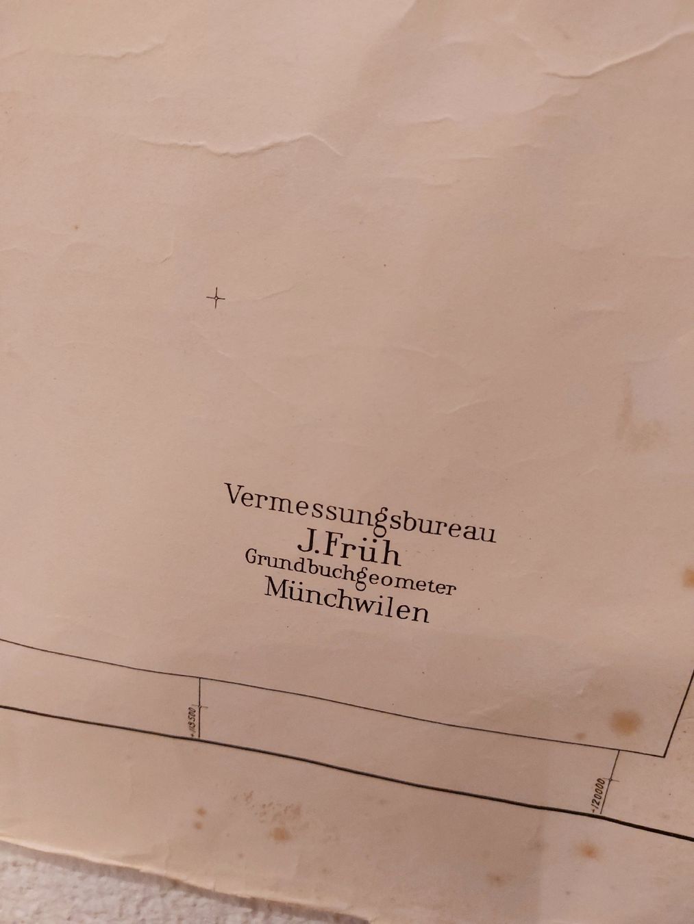 Cartine & Atlanti: Gemeinde Sirnach Uebersichtsplan 1925 – Usato da Ganterschwil venduto da HeidiuPeter 1
