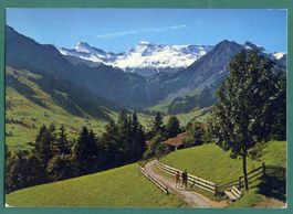 Hörnliweg bei Adelboden, 1985, gelaufen, Grossformat