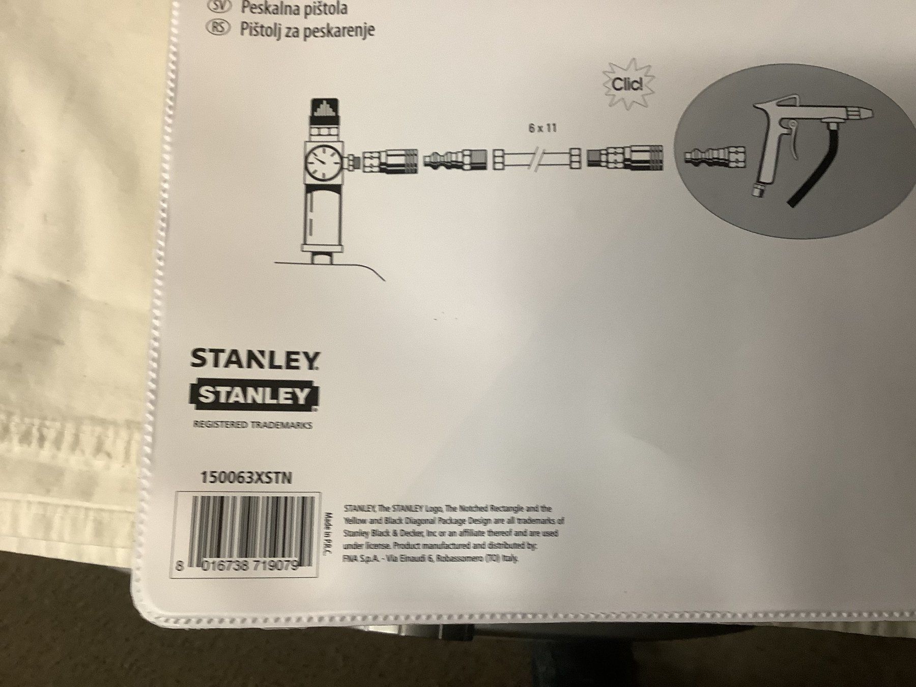 Stanley Alle Werkzeuge: SANDSTRAHL PISTOLE MIT SCHLAUCH – Neu und originalverpackt aus Glarus von Mdelphi 9