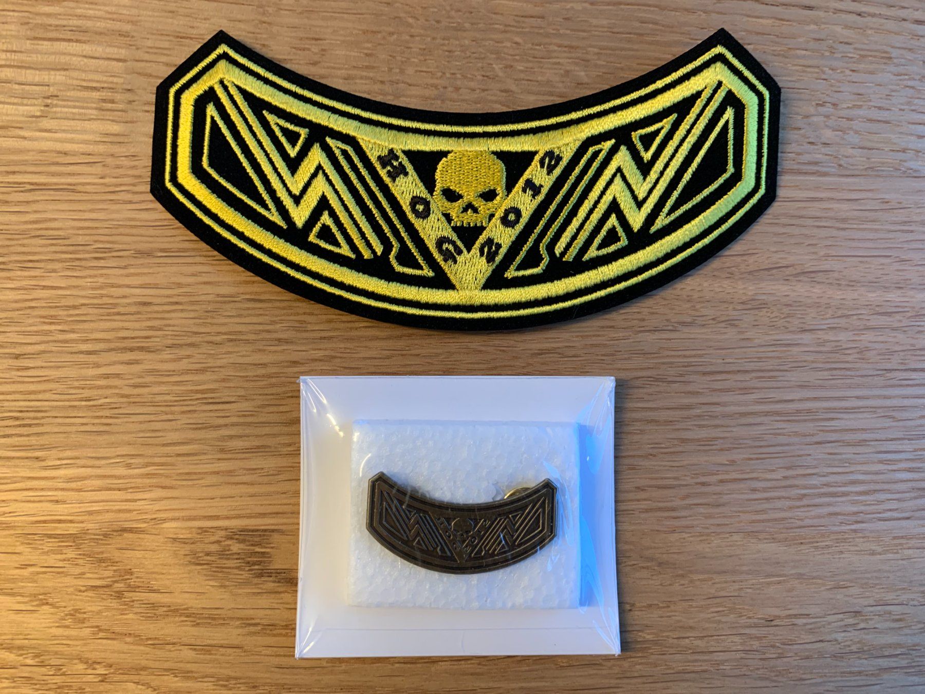 Harley-Davidson Toppe: Harley Owners Group 2012 Patch mit Pin, Top Zustand – Nuovo e nell'imballaggio originale da Sarmenstorf venduto da habasa