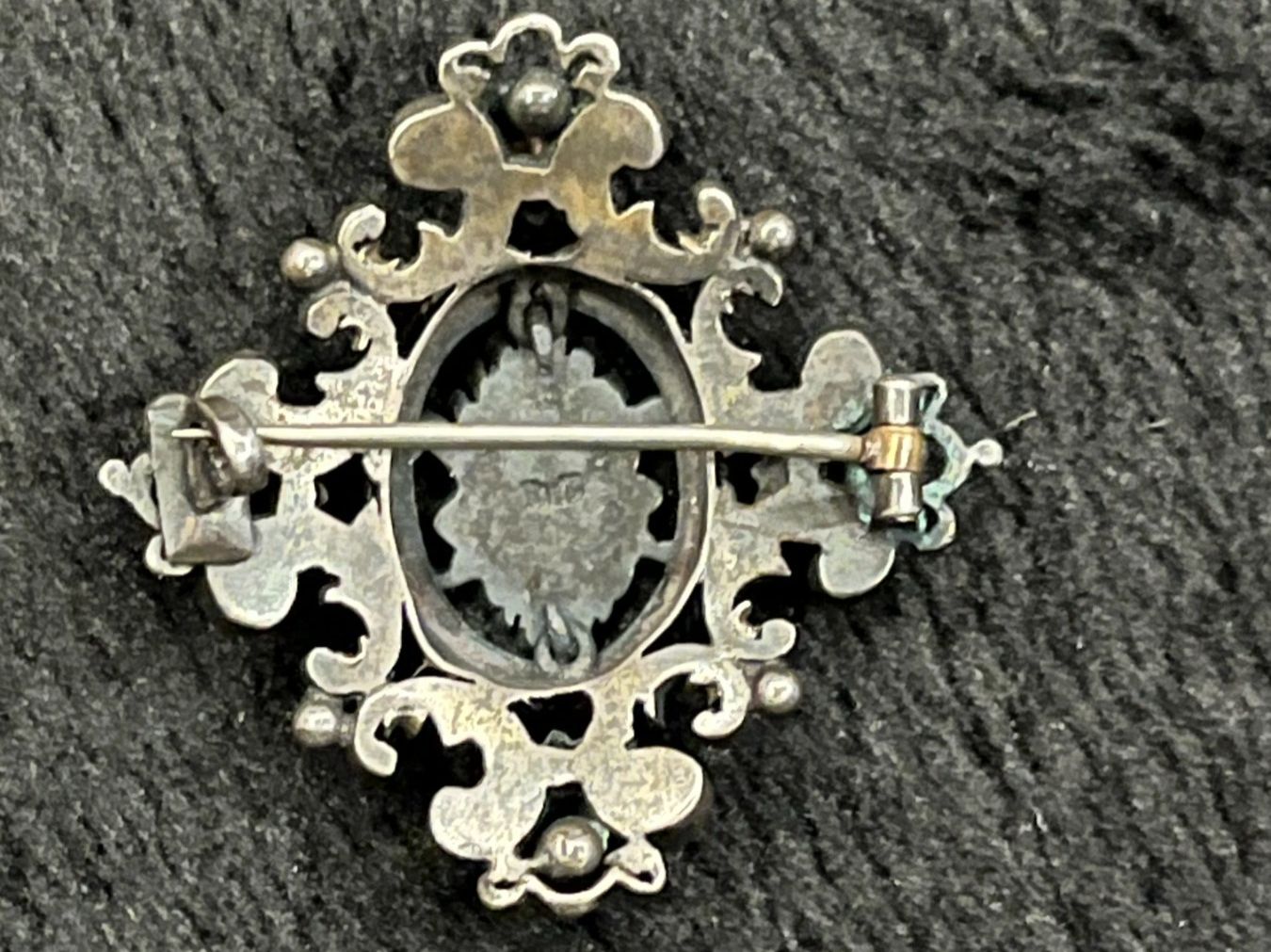 Broschen & Nadeln: Brosche Silber 800 925 – Gebraucht aus Bettwiesen von wicking27 1