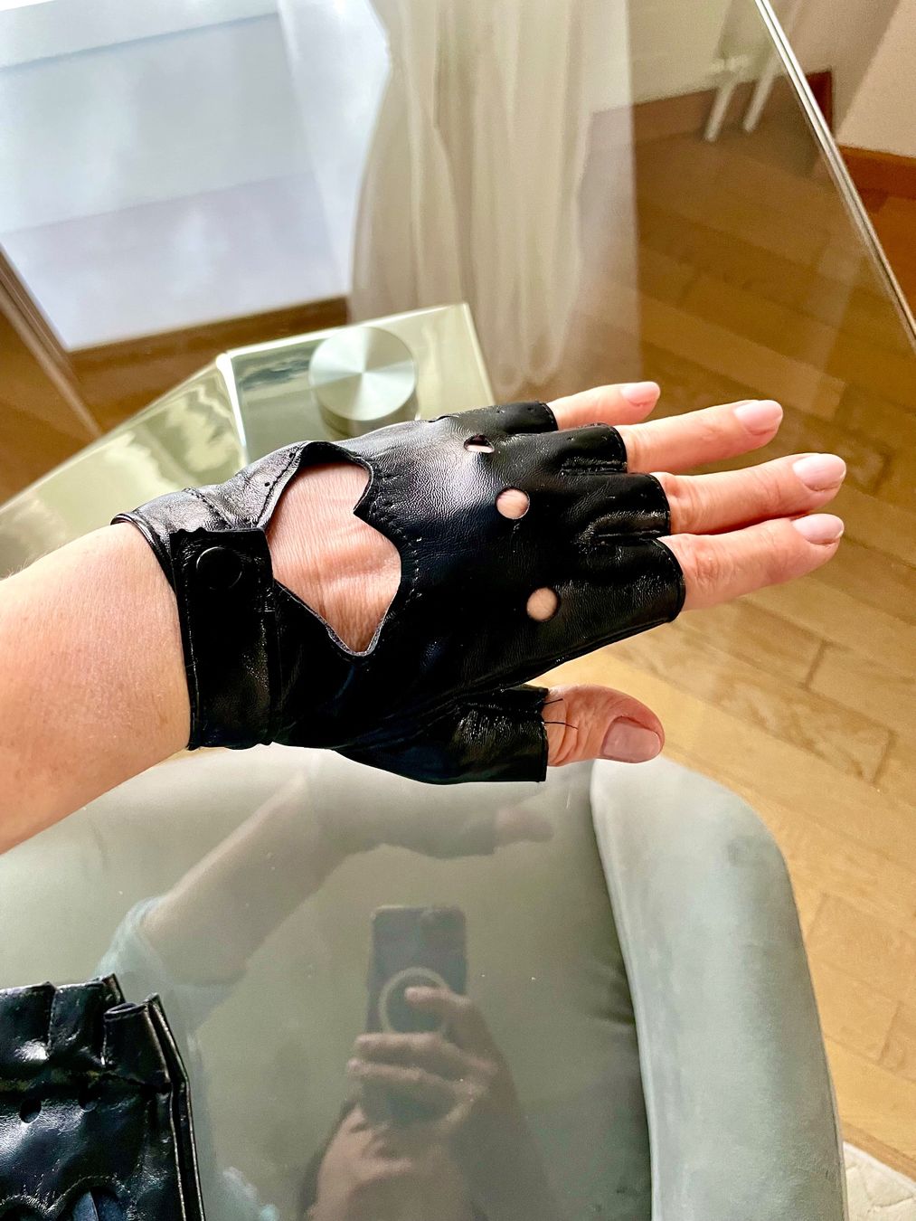 Gants & mitaines : Handschuhe aus Kunstleder – D'occasion à Lugano par dir_5287