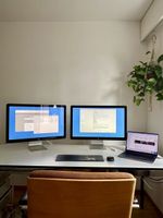 Apple Thunderbolt Display 27 A1407 – 2 Stück & USB C Adapter