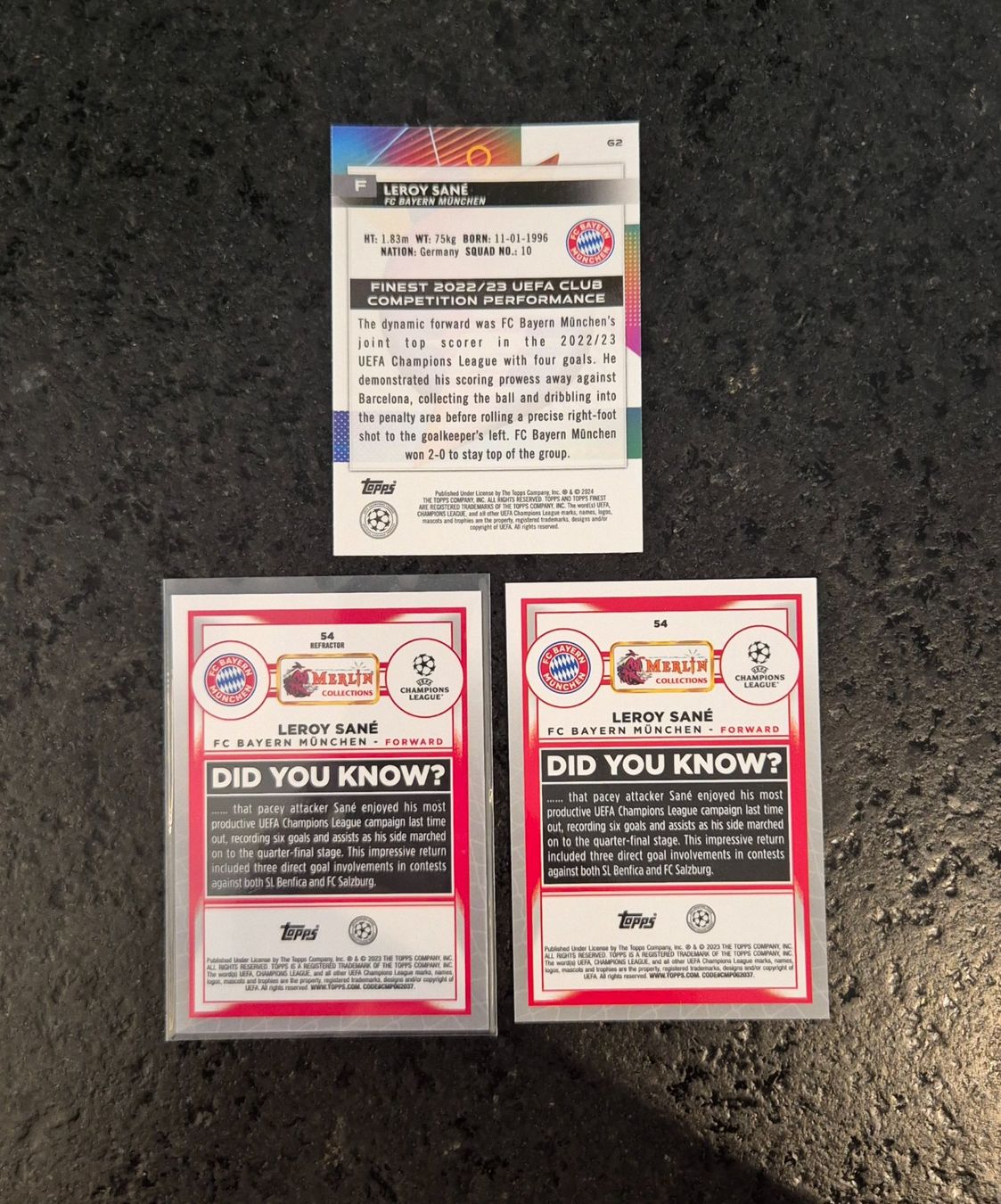 Topps Carte collezionabili: Leroy Sane - Bayern München - Topps – Nuovo (secondo la descrizione) da Burg AG venduto da Danoe 1