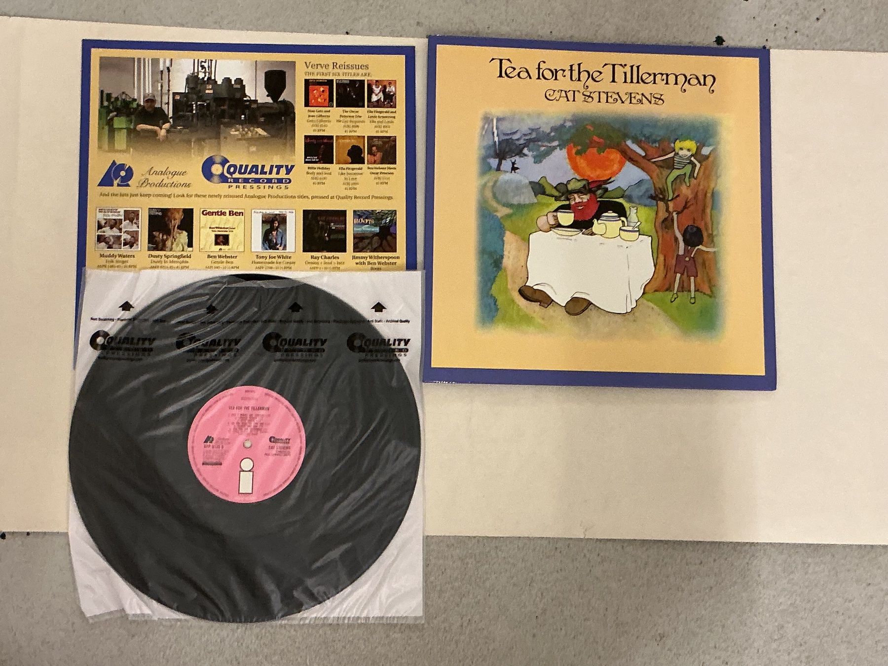 Dischi in vinile: Cat Stevens LP -  Tea For The Tillerman / 2011 Press, MINT – Usato da Winterthur venduto da Tumko-Vinyl