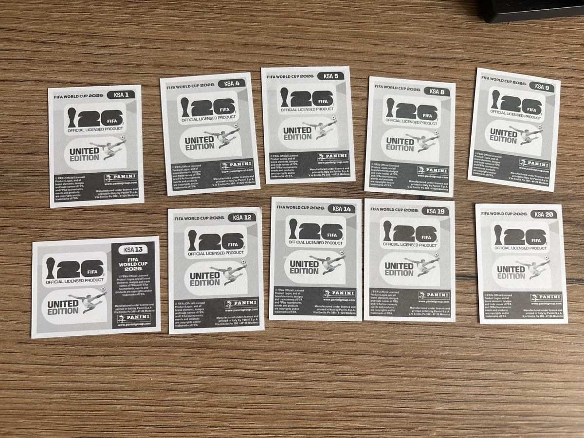 Panini Carte collezionabili: Panini WM 26 Saudi-Arabien Sticker – Nuovo (secondo la descrizione) da Menznau venduto da Hetfield85 1