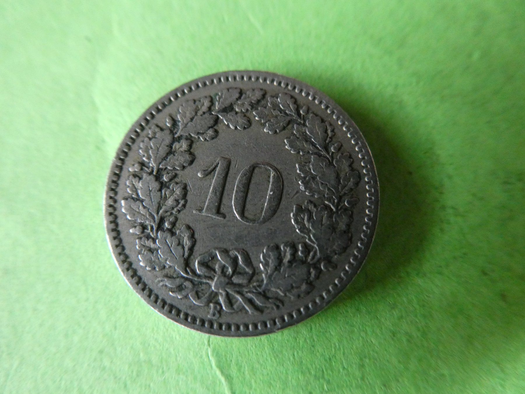 Tutti le monete: Schweiz 1883, 10 Rappen – Usato da Hinterforst venduto da Rohusri 1