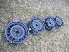 4 Stahlfelgen 6.5x15 Opel Astra H, Tigra B original 1002123