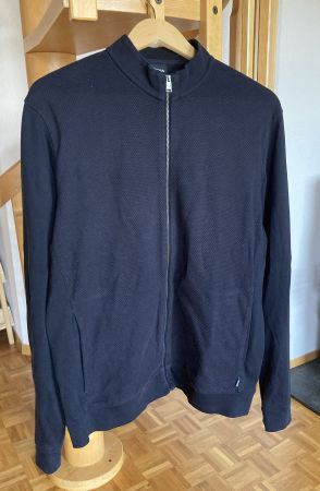 Hugo Boss Sweatjacke Dunkelblau Gr. M – Zip Jacket