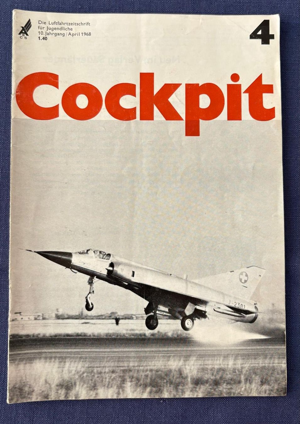 Revues & Magazines: COCKPIT DIE LUFTFAHRTZEITSCHRIFT APRIL 1968 – D'occasion à Ostermundigen par Wyatt-Earp