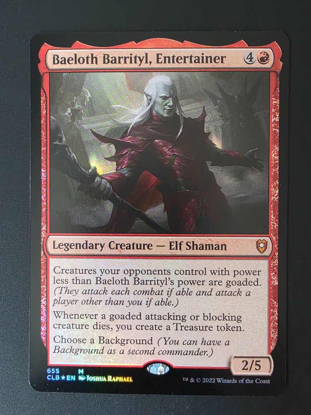Magic The Gathering Carte collezionabili: Baeloth Barrityl, Entertainer - Foil - MTG – Usato da Zürich venduto da Semagets